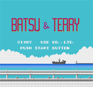 Batsu & Terry: Makyou no Tetsujin Race - Screenshot - Game Title Image