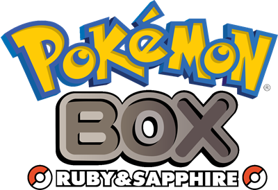 Pokémon BOX: Ruby & Sapphire - Clear Logo Image