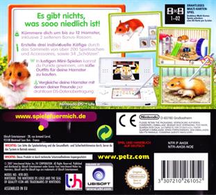 Petz Hamsterz 2 - Box - Back Image