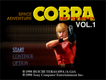 Space Adventure Cobra: The Psychogun Vol. 1 - Screenshot - Game Title Image