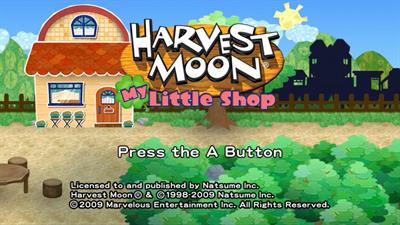 Harvest Moon: My Little Shop - Screenshot - Game Title Image