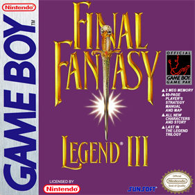 Final Fantasy Legend III - Box - Front - Reconstructed