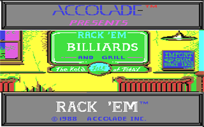 Rack 'Em - Screenshot - Game Title Image