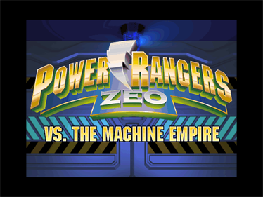 Power Rangers Zeo Versus The Machine Empire - Screenshot - Game Title Image