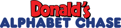 Donald's Alphabet Chase - Clear Logo Image