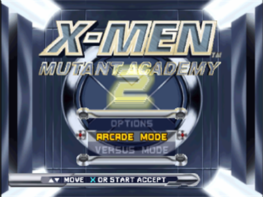 X-Men: Mutant Academy 2 - Screenshot - Game Title Image