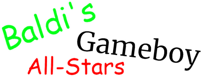 Baldi's Gameboy All-Stars - Clear Logo Image