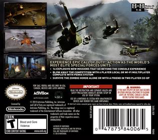 Call of Duty: Black Ops - Box - Back Image