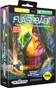 Flashback: The Quest for Identity - Box - 3D Image