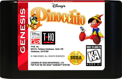 Disney's Pinocchio - Cart - Front Image