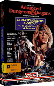 Advanced Dungeons & Dragons: Dungeon Masters Assistant: Volume II: Characters & Treasures - Box - 3D Image