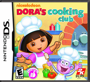 Dora the Explorer: Dora's Cooking Club - Box - Front - Reconstructed Image