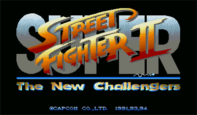 Super Street Fighter II: The New Challengers - Screenshot - Game Title Image