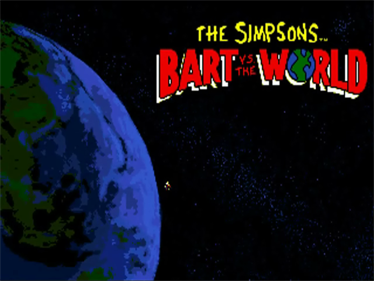 The Simpsons: Bart vs. the World - Screenshot - Game Title Image
