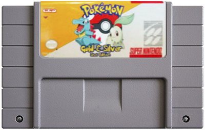 Pokémon Gold Silver - Fanart - Cart - Front