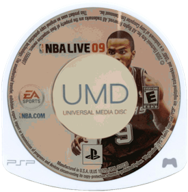 NBA Live 09 - Disc Image