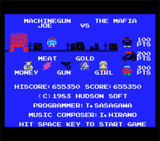 Machinegun Joe vs The Mafia - Screenshot - Game Title Image
