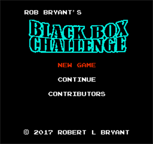 Black Box Challenge - Screenshot - Game Title Image