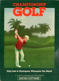 Championship Golf (1983) - Box - Front Image
