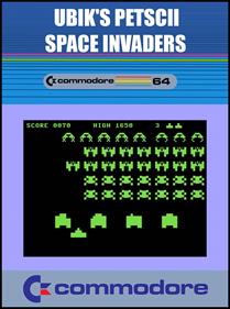 Ubik's PETSCII Space Invaders - Fanart - Box - Front Image