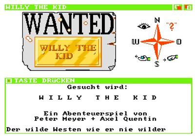 Willy the Kid - Screenshot - Game Title Image