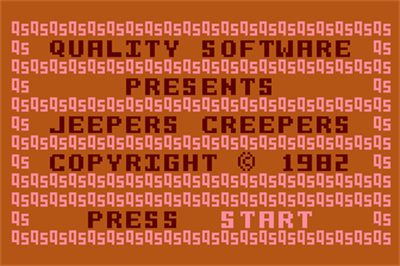 Jeepers Creepers - Screenshot - Game Title Image