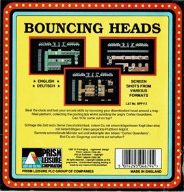 Bouncing Heads - Box - Back Image