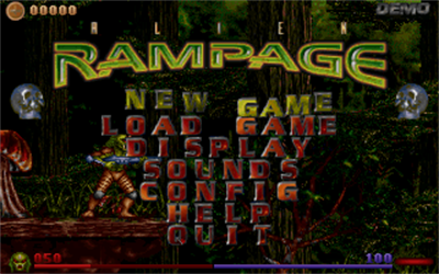 Alien Rampage - Screenshot - Game Select Image