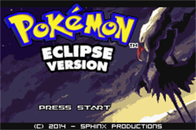 Pokémon Eclipse - Screenshot - Game Title Image