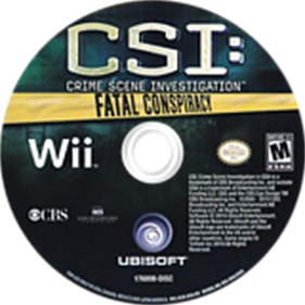 CSI: Crime Scene Investigation: Fatal Conspiracy - Disc Image