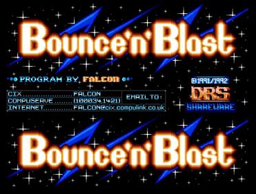 Bounce 'n' Blast - Screenshot - Game Title Image