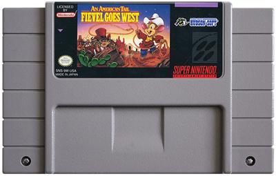 An American Tail: Fievel Goes West - Fanart - Cart - Front Image