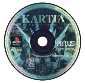 Kartia: The Word of Fate - Disc Image