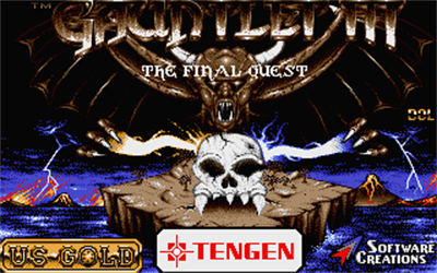 Gauntlet III: The Final Quest - Screenshot - Game Title Image