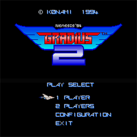 Nemesis '94 Gradius 2 - Screenshot - Game Title Image