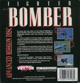 Fighter Bomber: Advanced Mission Disc - Box - Back Image