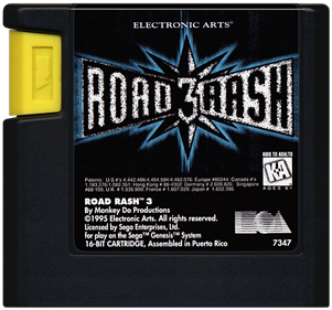 Road Rash 3 - Cart - Front Image