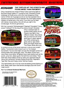 Teenage Mutant Ninja Turtles: Tournament Fighters - Box - Back Image