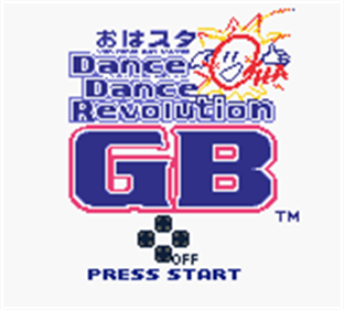 Oha Suta Dance Dance Revolution GB - Screenshot - Game Title Image