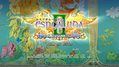 Espgaluda II - Screenshot - Game Title Image