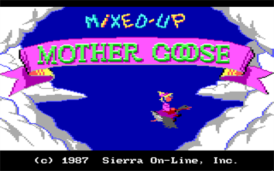 Mixed-Up Mother Goose - Screenshot - Game Title Image