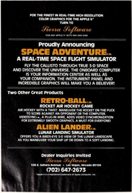 Alien Lander - Advertisement Flyer - Front Image