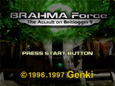BRAHMA Force: The Assault on Beltlogger 9 - Screenshot - Game Title Image