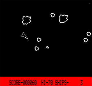 Asteroids (Arctic Computing) - Screenshot - Gameplay Image