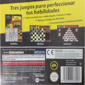 Travel Games for Dummies - Box - Back Image