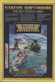 Tiger Mission - Advertisement Flyer - Front Image