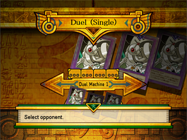 Yu-Gi-Oh! The Dawn of Destiny - Screenshot - Game Select Image