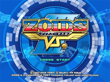 Zoids Vs. III - Screenshot - Game Title Image