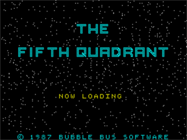 The Fifth Quadrant - Screenshot - Game Title Image