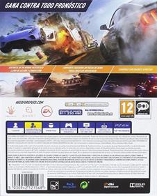 Need for Speed Payback - Box - Back Image